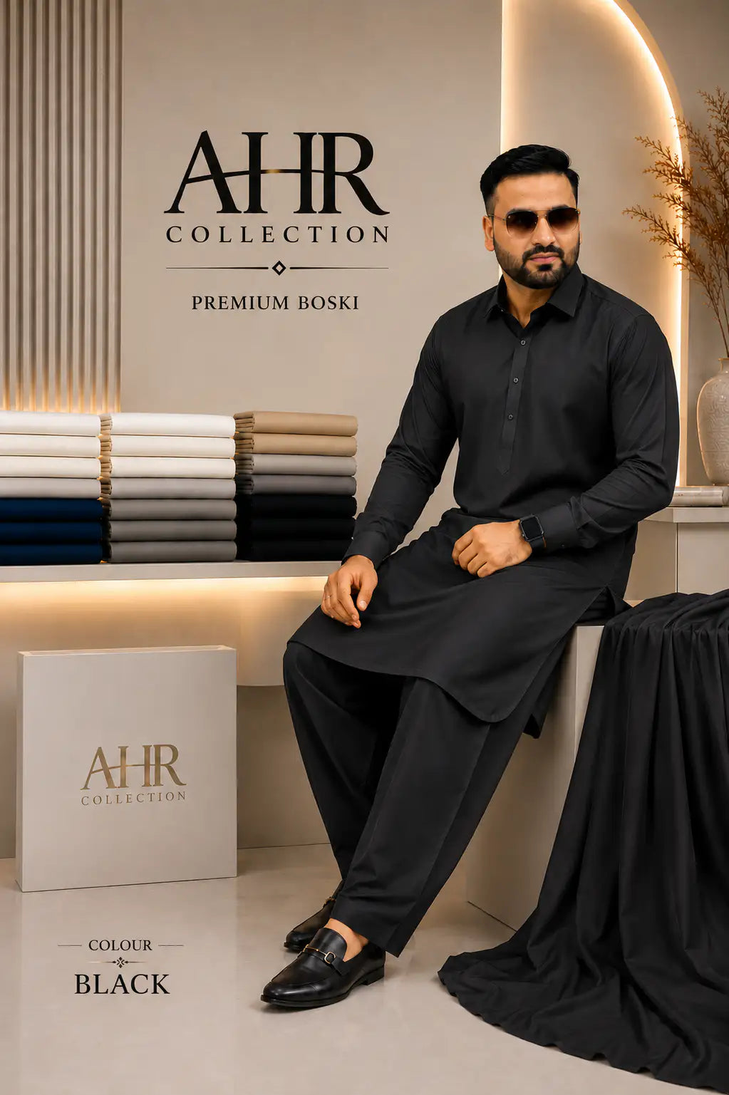- Premium Boski Black -AHR Collection 