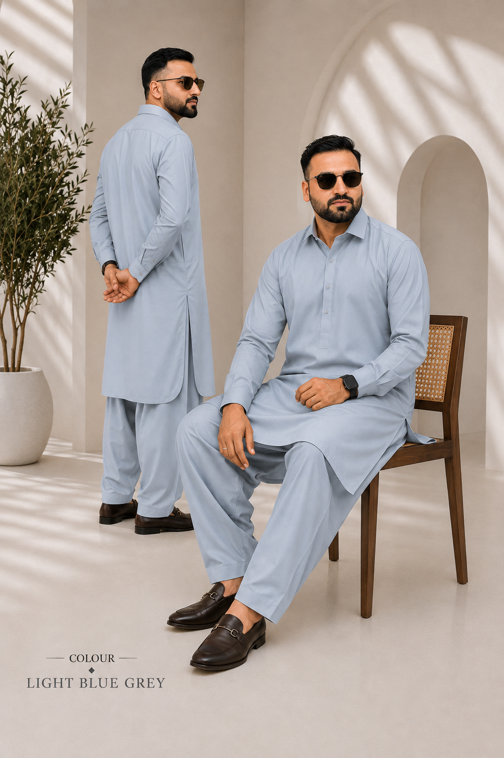Royal Light Blue Grey