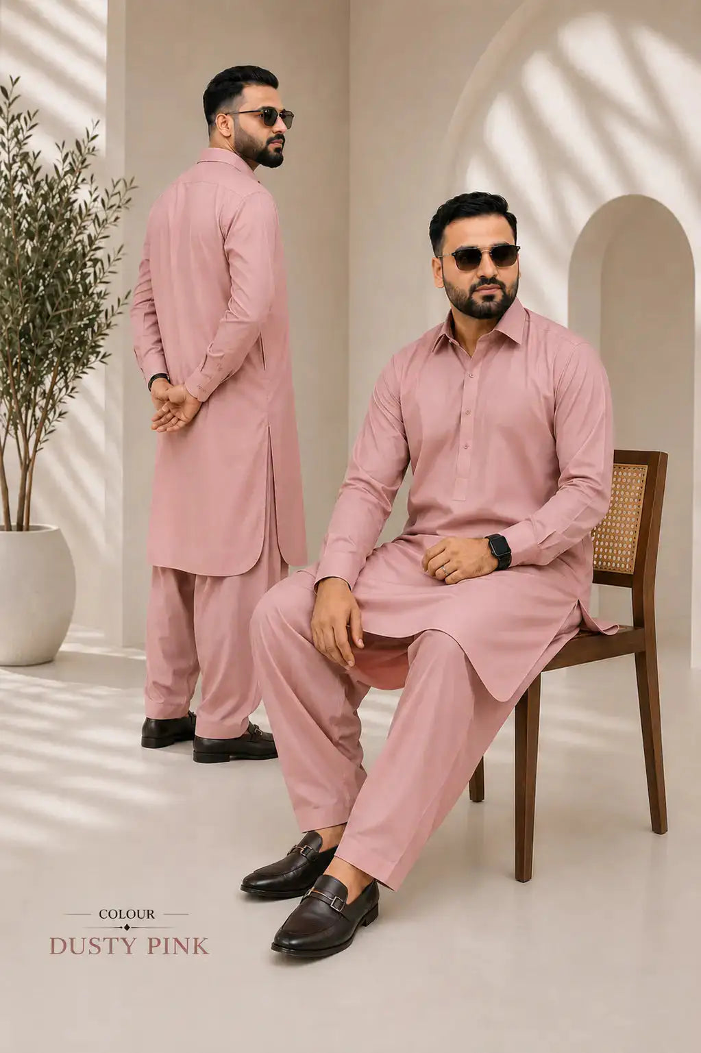 - Royal Wash & Wear Dusty Pink -AHR Collection 