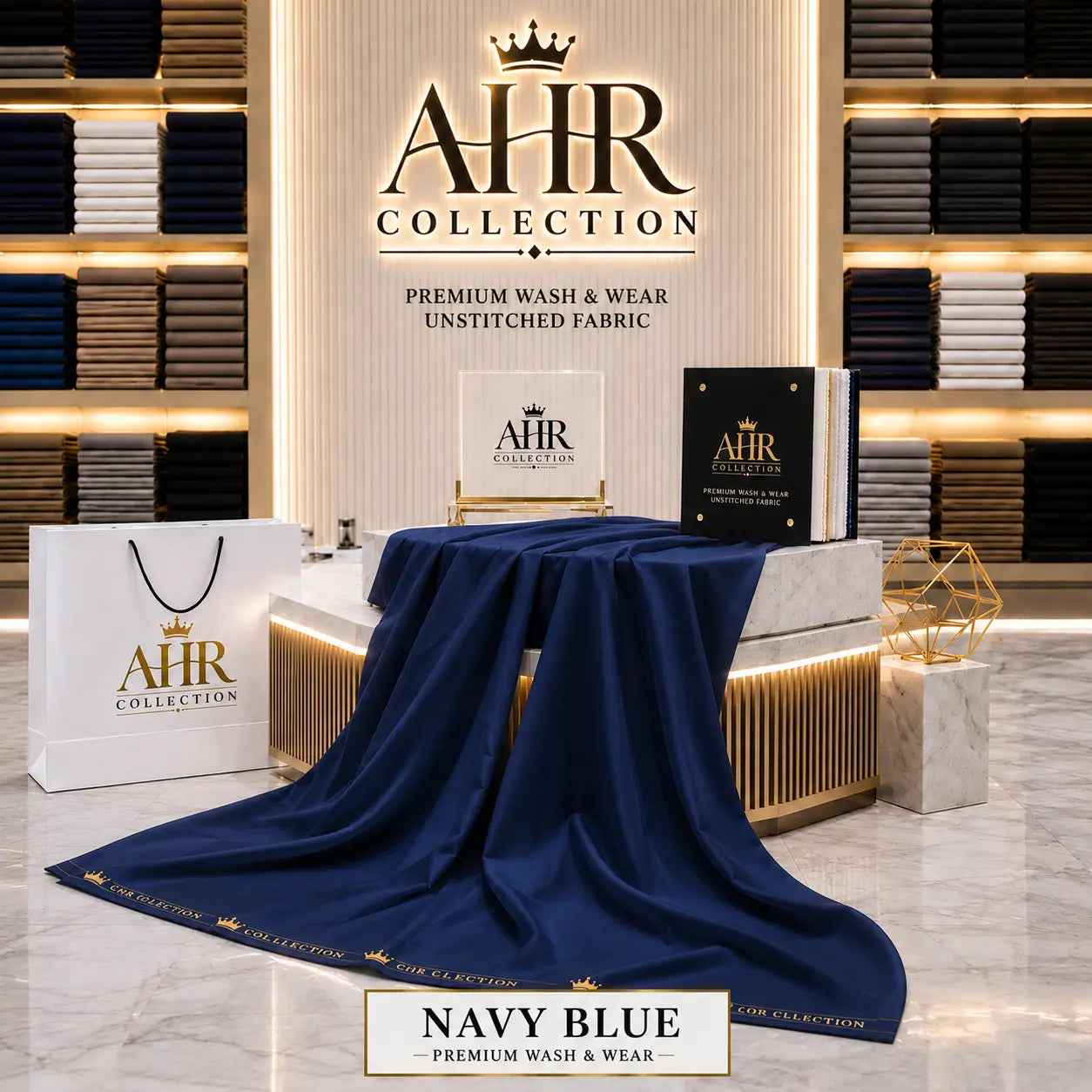 Premium Boski Navy Blue