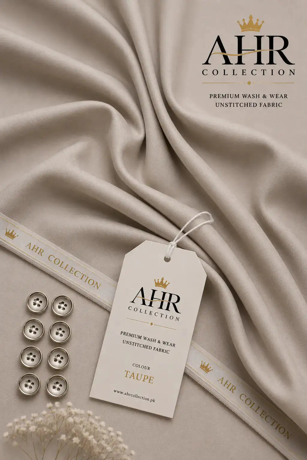 - Royal Wash & Wear Taupe -AHR Collection 